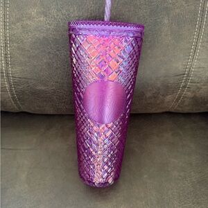 Starbucks Purple Textured Tumbler
